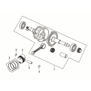 Albero motore Sym Orbit III 50 E5