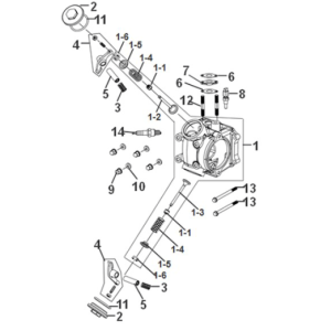 Testa cilindro Sym Symphony ST 50 E5