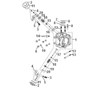 Testa cilindro Sym Orbit III 50 E5