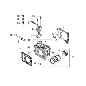 Cylinder Sym Joymax Z 125 E4
