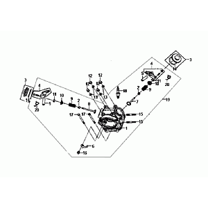 Testata cilindro Sym Fiddle III Euro 4