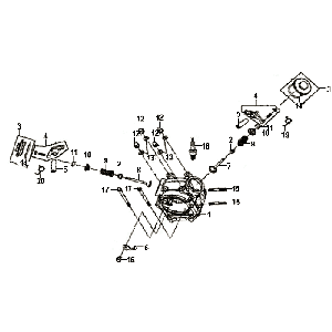 Testa cilindrica Sym Fiddle II (BK-7C) grigio ferro