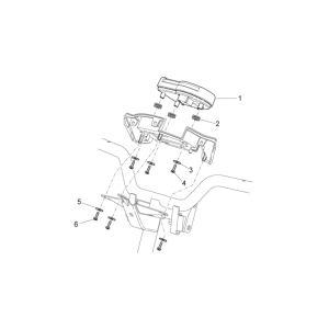 Contachilometri - Cockpit Aprilia SR 50 LC (iniezione e carburatore) 2004-2009