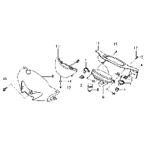 Contachilometri - Cockpit - Faro - Coperchio manubrio Sym DD50 blu