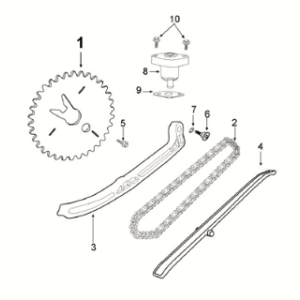 Distribution Peugeot Django 125 EFI E5 2021-2022