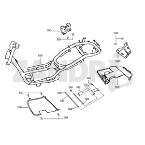 Componenti vari in argento Santini Capri