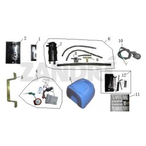 Varie parti di crema per caffè BTC Grande Retro GT1