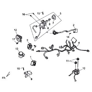 Albero portacavi Sym Jet 4 (R086) rosso