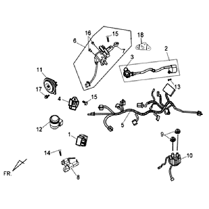 albero per cavi Sym Allo (WH871) champagne
