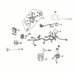 Cablaggio Sym Symphony ST E3