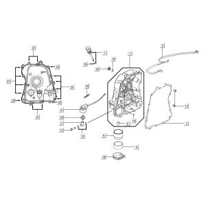 Carter - Dipstick - Filtro olio Kymco Xciting 500R EVO