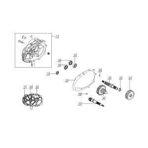 Dentizione - Trasmissione Kymco Super8 Street 50 4 tempi blu