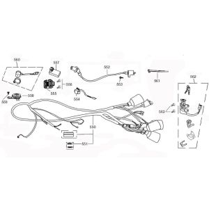 Parti elettriche AGM R8