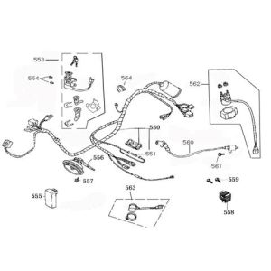 Ricambi elettrici Edwards Tomorrow Legend rosso