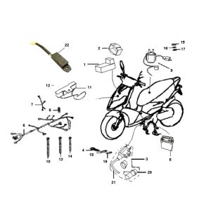 Ricambi elettrici Generic Ideo cream 2007 2-stroke 25