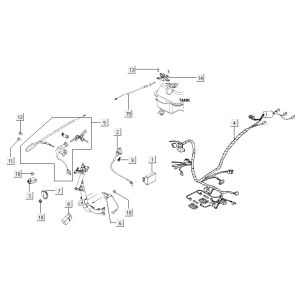 Ricambi elettrici Kymco Agility 12' 4 tempi argento