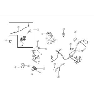 Parti elettriche Kymco VP50i Euro 4 tecno silver