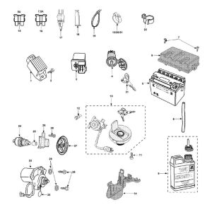 Ricambi elettrici Peugeot Speedfight 3 50 2-stroke LC 2-stroke