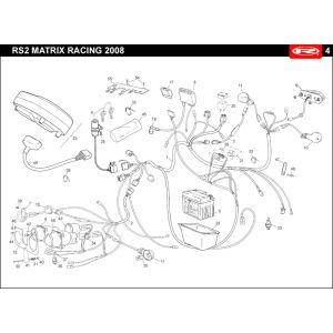 Ricambi elettrici Rieju Rs2 blu 2006 2 tempi