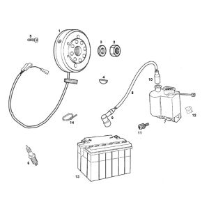 Ricambi elettrici Derbi Senda R X-Treme 2007 Euro 2 edition 3