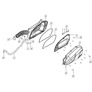 Filtro aria ABS Kymco New Downtown 350i