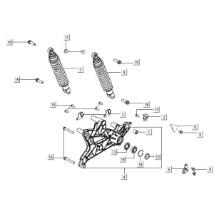 Ammortizzatore ABS Kymco New Downtown 350i