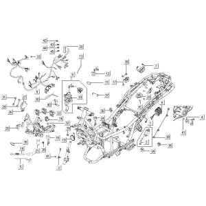 Parti elettriche Kymco New Downtown 350i ABS