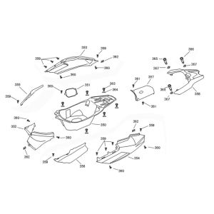Copertina anteriore - Paragambe - Running Board F22 Grigio opaco 1