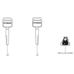 Chiave di accensione Kymco New Downtown 350i ABS