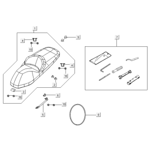 Sella Kymco New Downtown 350i ABS