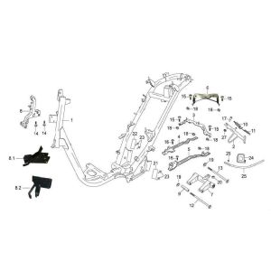 Telaio Benzhou City Star 4 tempi