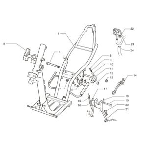 Telaio Beta ARK-Tribe 50 2 tempi AC silver 2009
