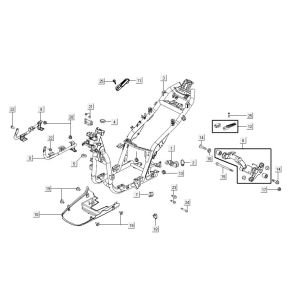 Telaio Agility 16+ 125 Argento metallizzato opaco
