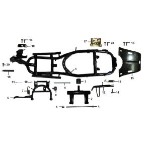 Telaio Edwards Tomorrow VX50S a 4 tempi