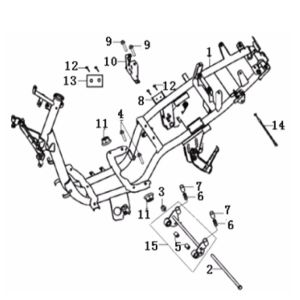 Telaio Generic Cracker 50 2 tempi blu 2010