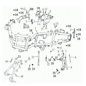 Telaio Generic Roc 50 2-stroke 2010 silver 25