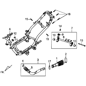 Telaio Sym Orbit II (WH8018P) bianco