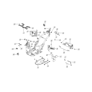 Telaio Kymco People S 50i Euro 4 Marrone opaco