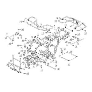 Parti del telaio Kymco MXU 300R