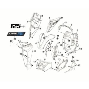Front cover Sym Symphony ST 125i LC E5 GREY (GY-010U)