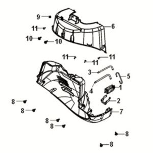 Copertina anteriore Sym Fiddle IV 50 Euro 5