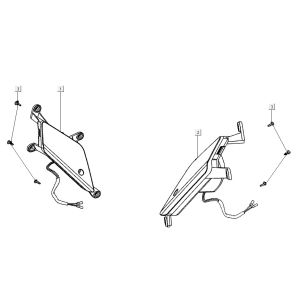 Front winker Kymco Super8 R E5