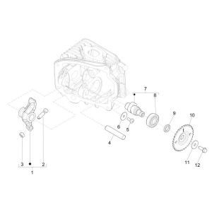 Albero a camme - bagagliaio Vespa Sprint 50 4 tempi 2V 25 km/h