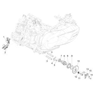 Albero a camme - Pignone albero a camme - Stivali Vespa GTS 125 IE ABS Euro 5 2021