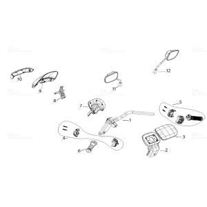 Copri maniglia Yadea E8S