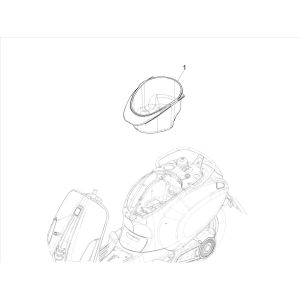 Scatola porta casco Vespa Elettrica 25km/h SCH Euro 5 2021