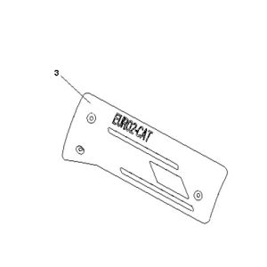 Paracalore di scarico blu a 2 tempi Generic Cracker 50 2010