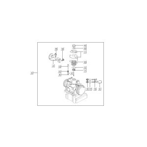 Corpo acceleratore Kymco New Sento 50i 4 tempi bianco