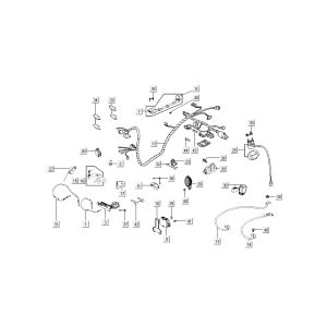 Cablaggio - Blocchetto di accensione a 4 tempi Kymco New Sento 50i