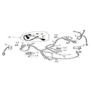 Cablaggio blu China GT